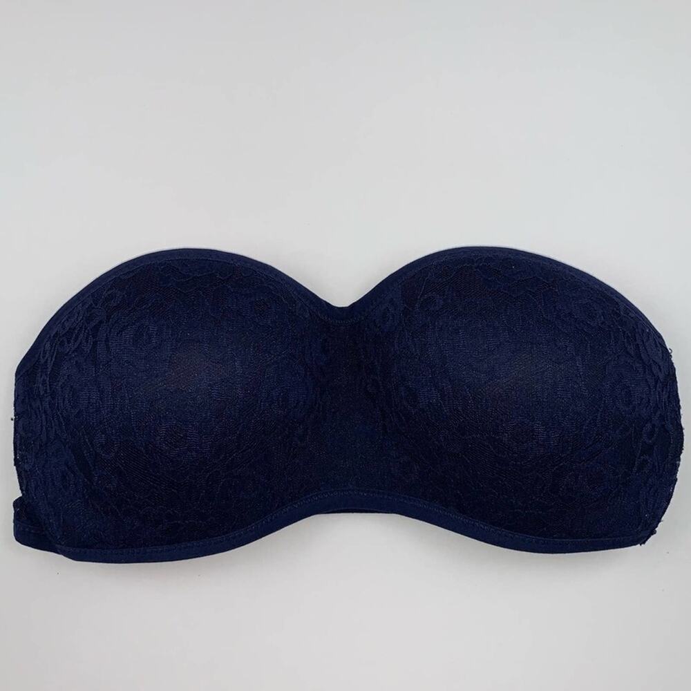 PINK Victoria’s Secret Strapless Lace Bra Small #2691